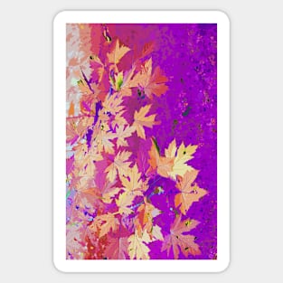 Abstract Autumn Nature Sticker